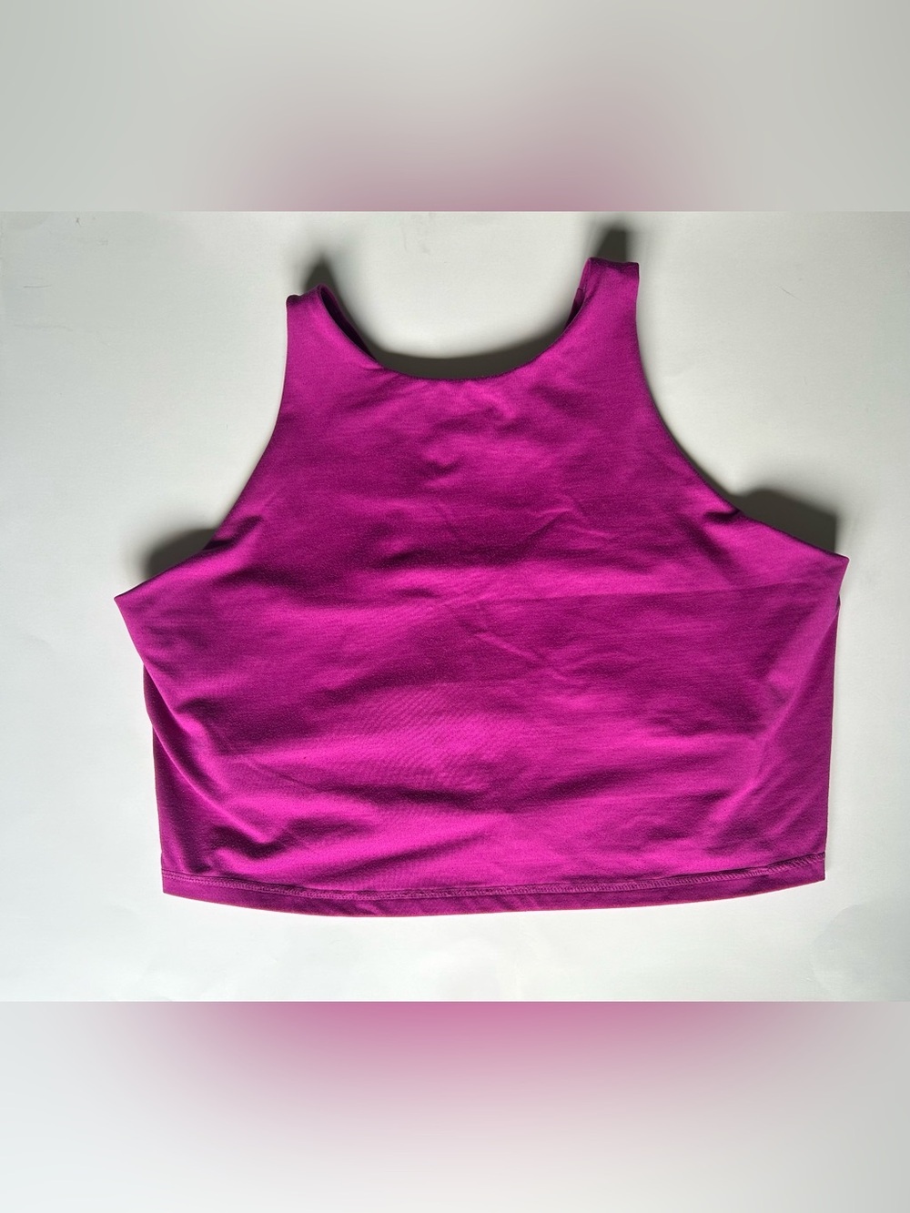 High Neck Sports Bra - Magenta